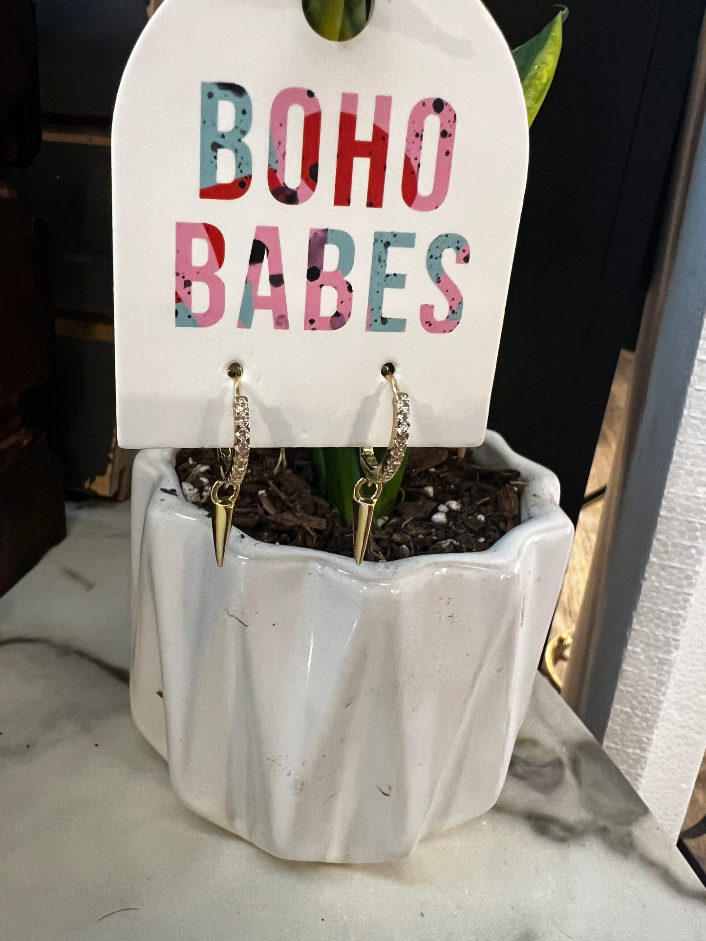 Boho Babe Blink & Spike earrings