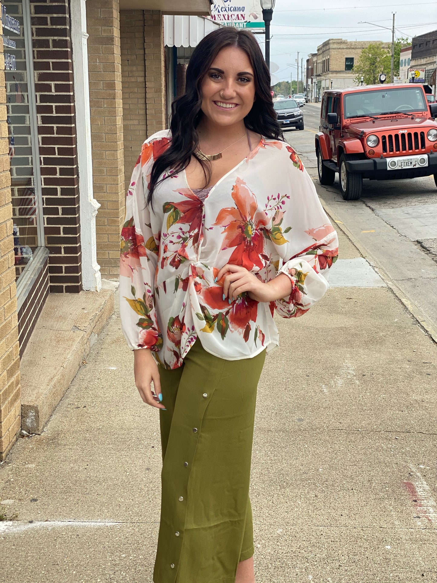 Olive My Cropped Palazzos