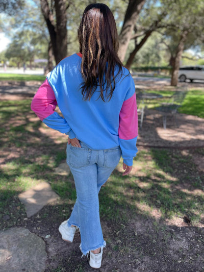 PREORDER: Finnley Colorblock Pullover in Four Colors