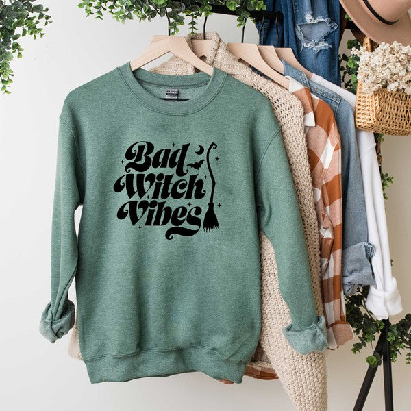 Bad Witch Vibes Graphic Sweatshirt