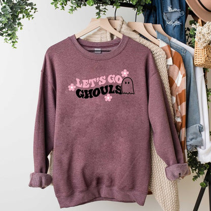 Ghost Let's Go Ghouls Graphic Sweatshirt