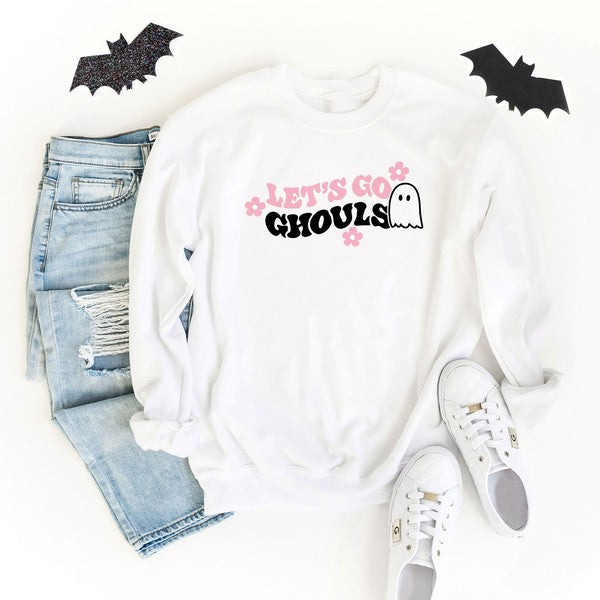 Ghost Let's Go Ghouls Graphic Sweatshirt