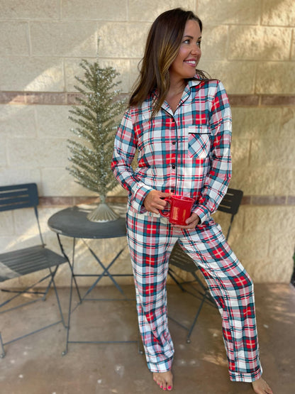 PREORDER: Holiday Plaid Pajama Set