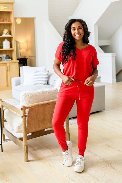 PREORDER: Krisie V-Neck Lounge Set in Six Colors