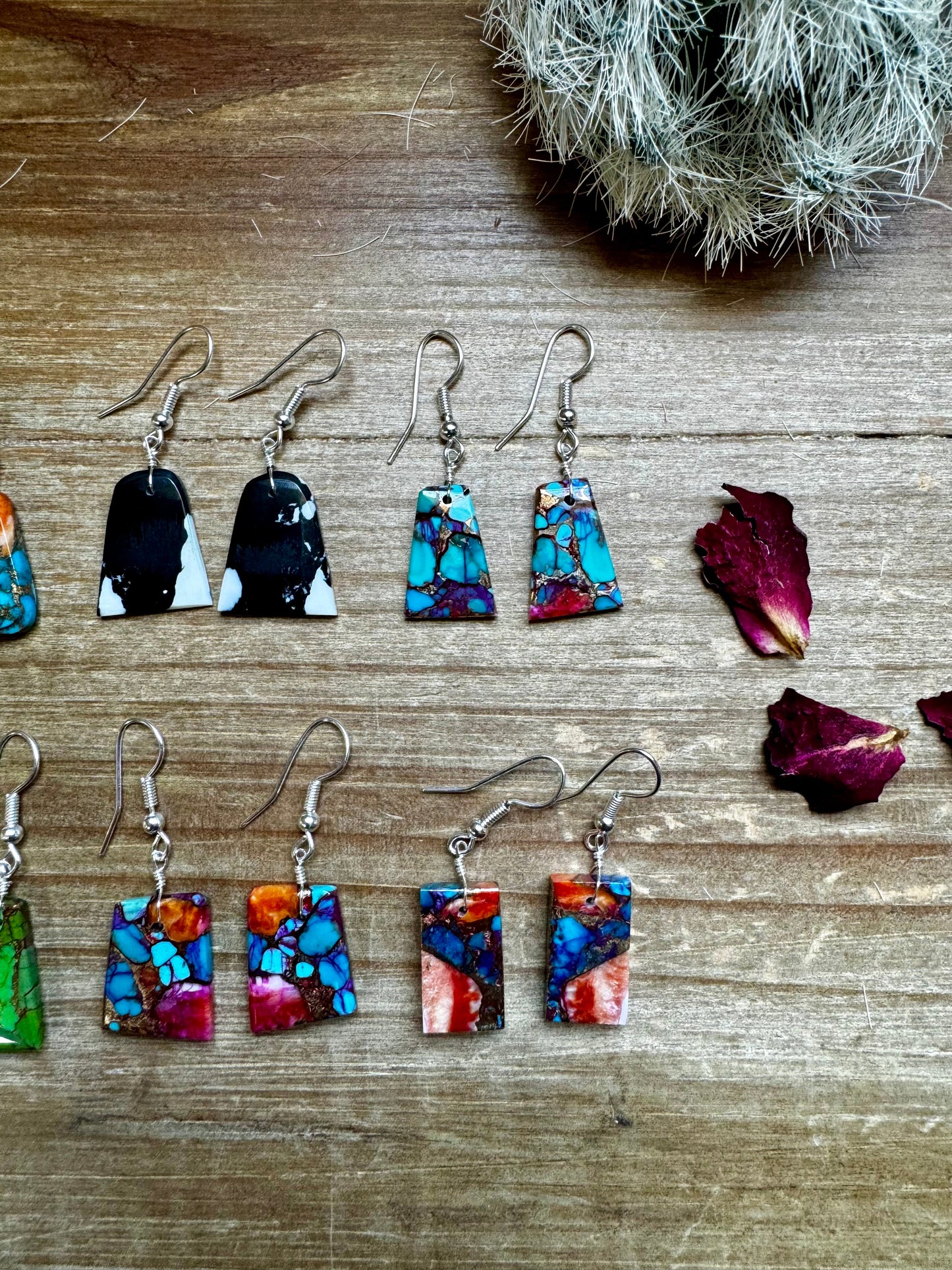 Mini Slab Earrings - Pick your style