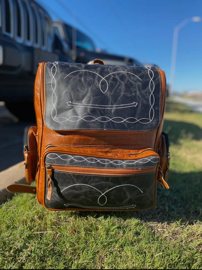 Bootstitch Leather Backpack