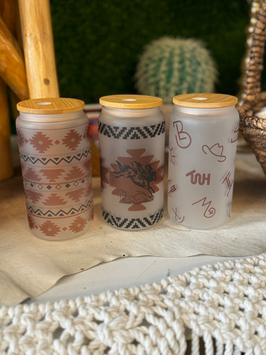 Ranch house Frosted Tumblers