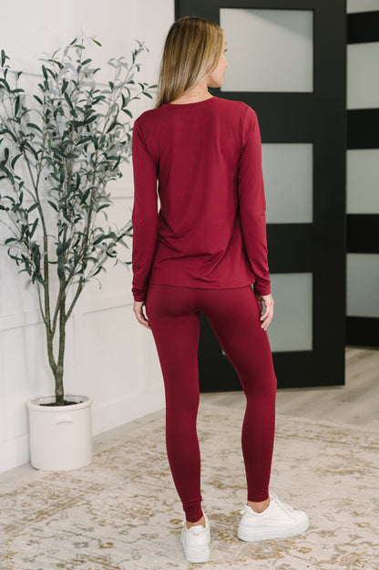 Get Me Cozy Set in Cabernet