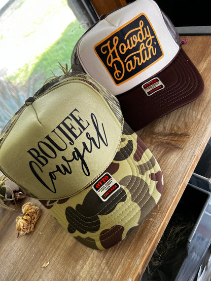 Boujee Cowgirl cap