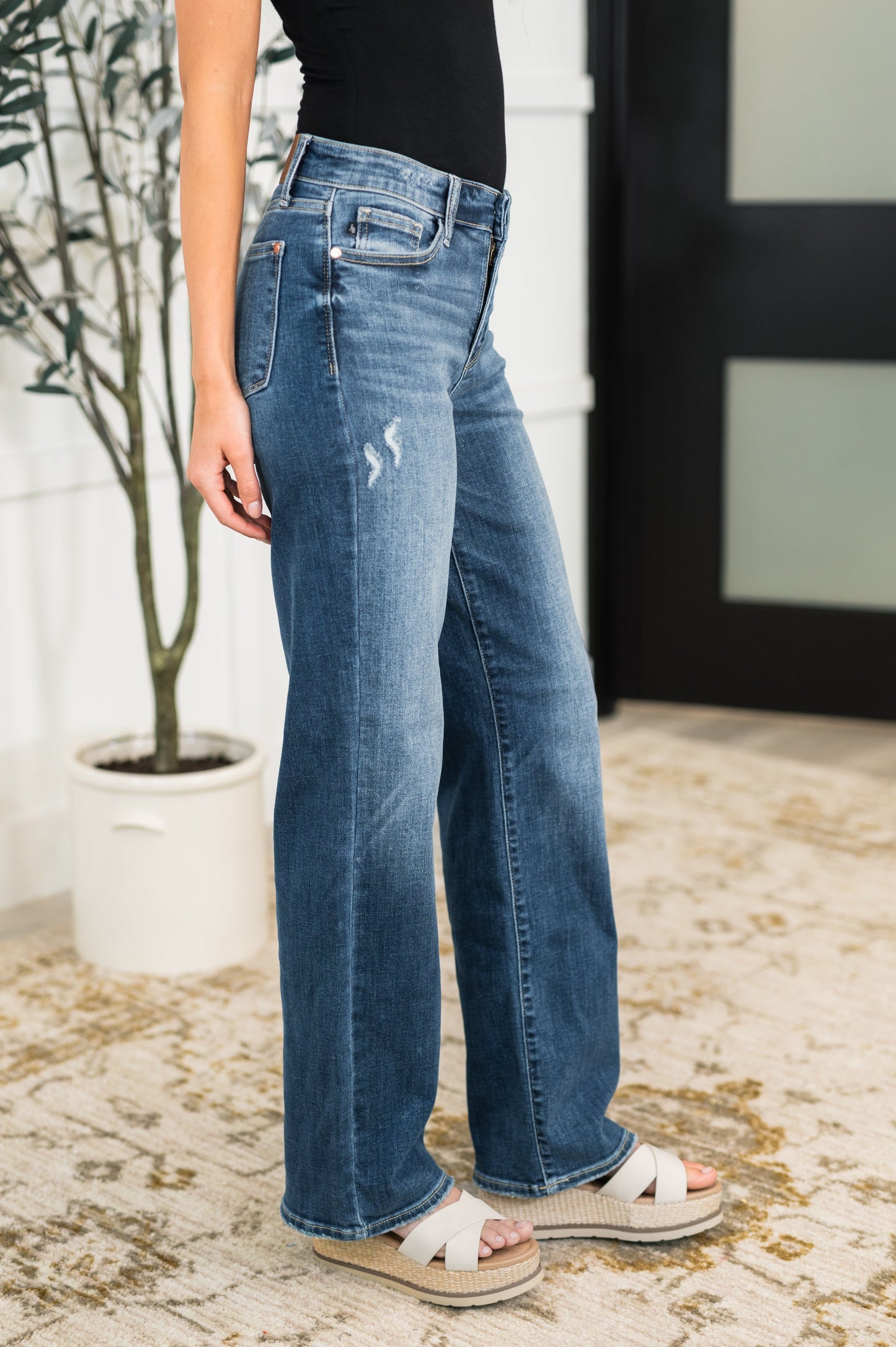 Julia High Rise 90's Straight Leg Jeans