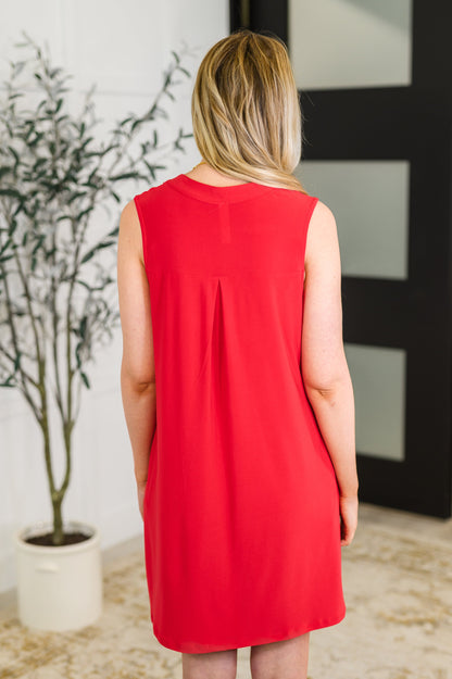 Lizzy Tank Dress in Red