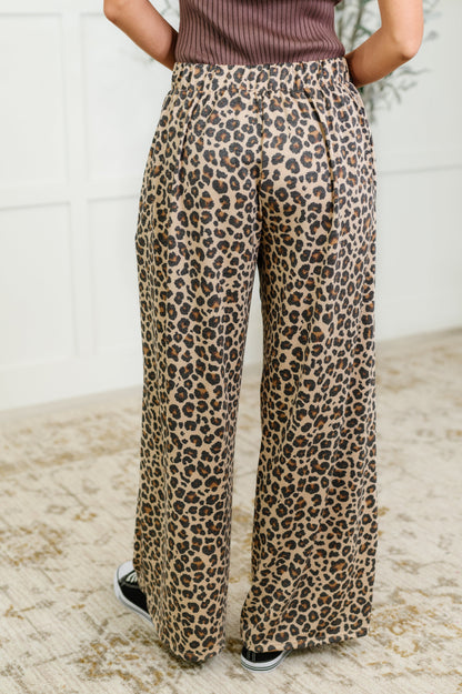 Spot Me If You Can Wide Leg Sweatpants