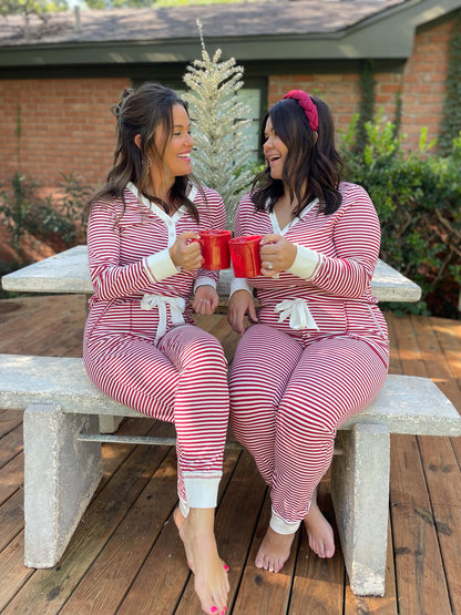 PREORDER: Candy Striped Pajama Pants Set