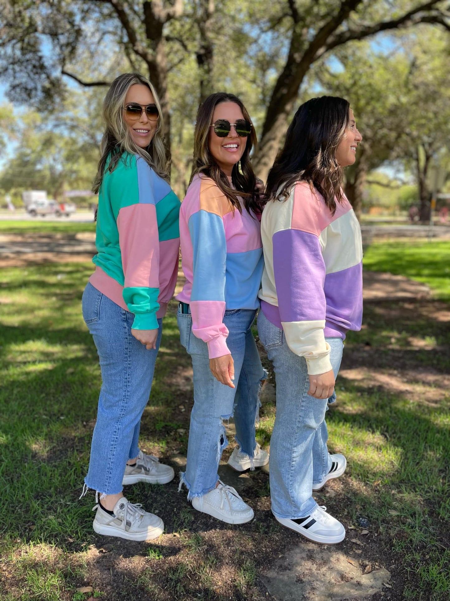 PREORDER: Finnley Colorblock Pullover in Four Colors