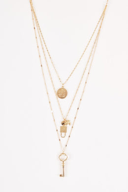 Secretly Engraved Layered Necklace