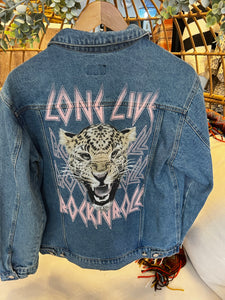 Long Live Rock n Roll Denim Jacket
